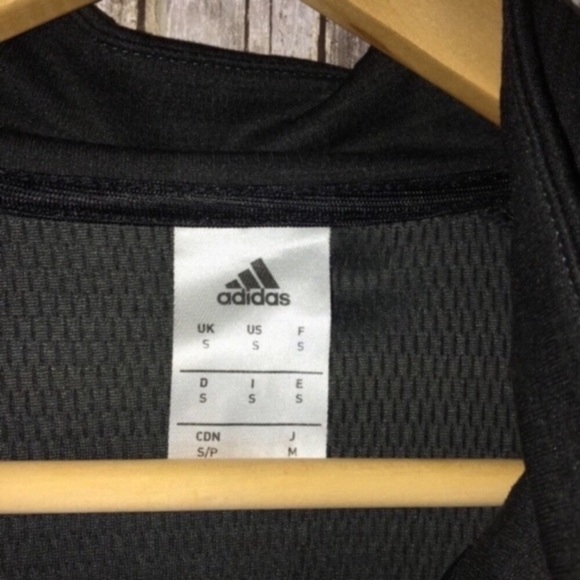 Adidas Black Loose Fit 3/4 Zip Jacket - Picture 5 of 5